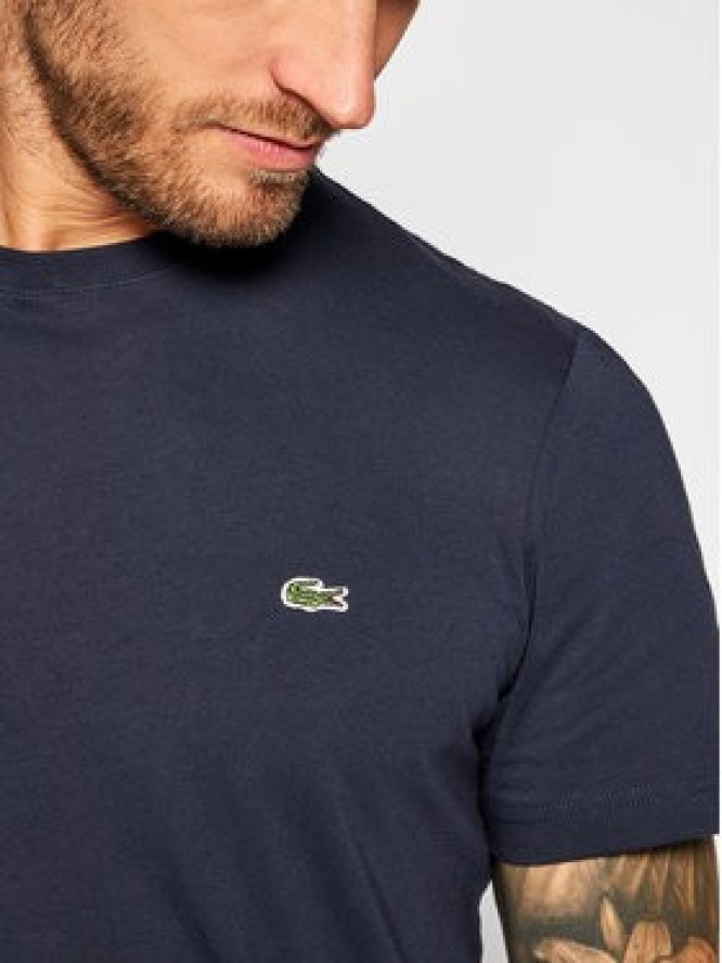 Lacoste T-Shirt TH2038 Granatowy Regular Fit