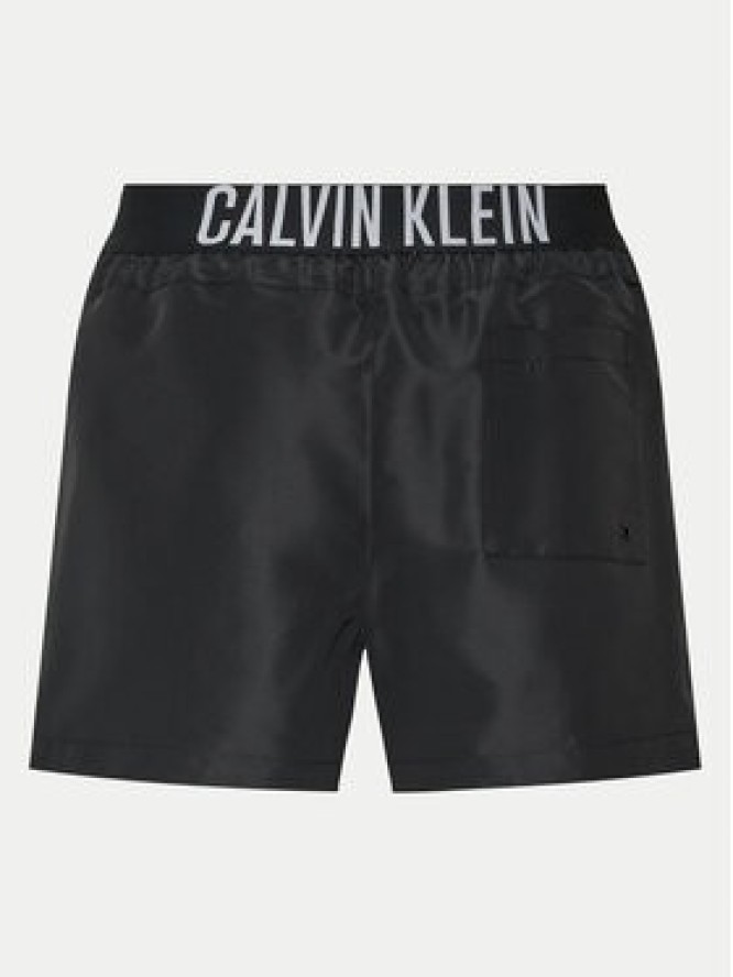 Calvin Klein Swimwear Szorty kąpielowe KM0KM01045 Czarny Regular Fit