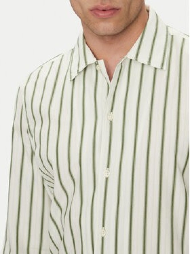 Marc O'Polo Koszula 522 7216 42598 Zielony Regular Fit