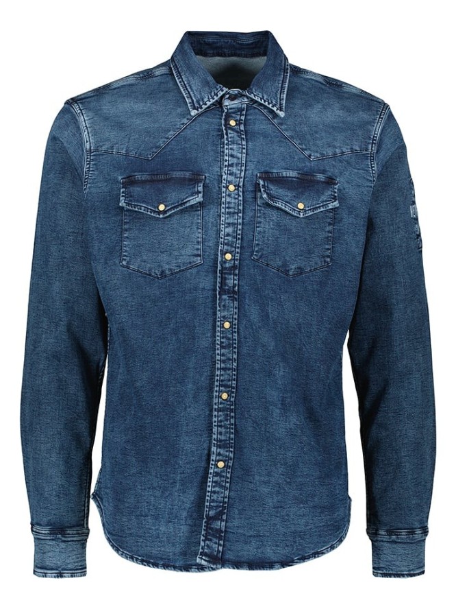 Herrlicher Koszula dżinsowa w kolorze niebieskim rozmiar: S