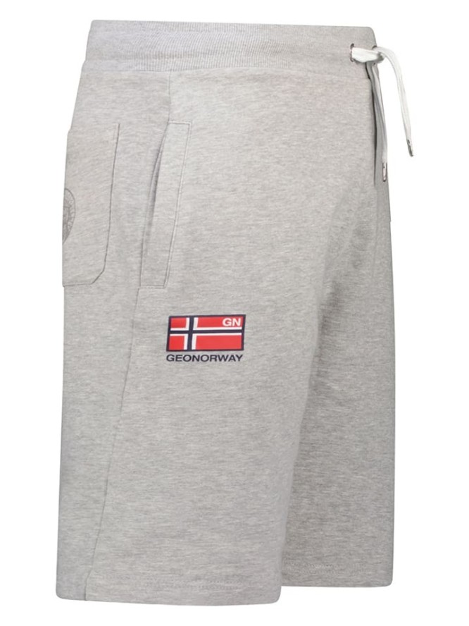Geographical Norway Bermudy dresowe "Paracana" w kolorze szarym rozmiar: XL