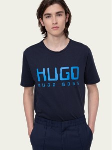 Hugo T-Shirt Dolive203 50430758 Granatowy Regular Fit