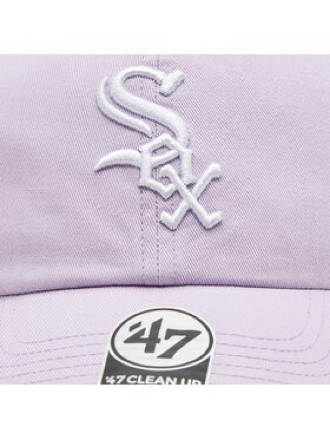 47 Brand Czapka z daszkiem Mlb Chicago White Sox ’47 Clean Up W/No Loop Label B-NLRGW06GWS-YX Fioletowy