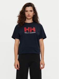 Helly Hansen T-Shirt Logo 33979 Granatowy Regular Fit