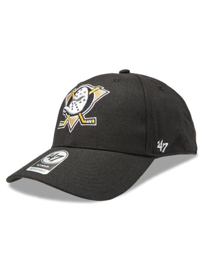 47 Brand Czapka z daszkiem NHL Anaheim Ducks Ballpark Snap 47 MVP H-BLPMS25WBP-BKA Czarny