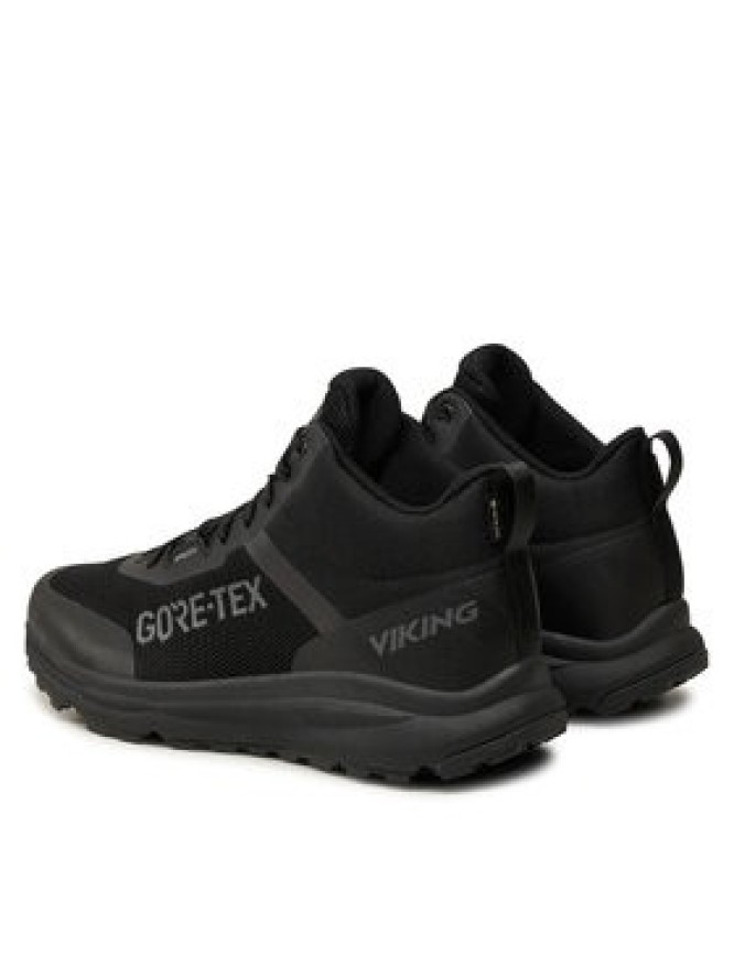 Viking Sneakersy Stride Mid Gtx M GORE-TEX 3-94590-2 Czarny