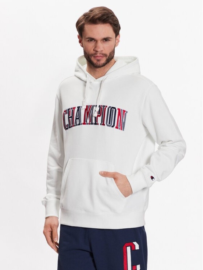 Champion Bluza Bookstore 218508 Biały Regular Fit