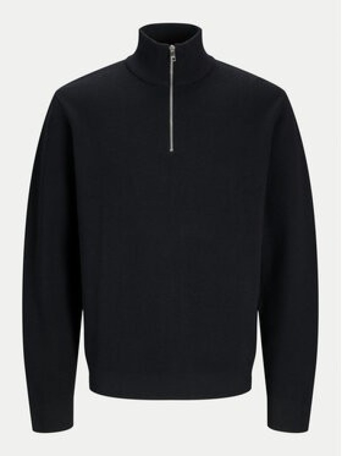 Jack&Jones Sweter Milano 12259664 Czarny Relaxed Fit