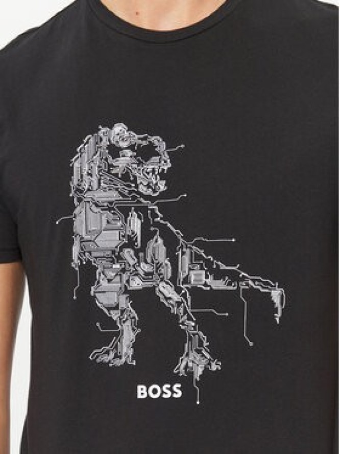Boss T-Shirt Terassic 50510376 Czarny Regular Fit