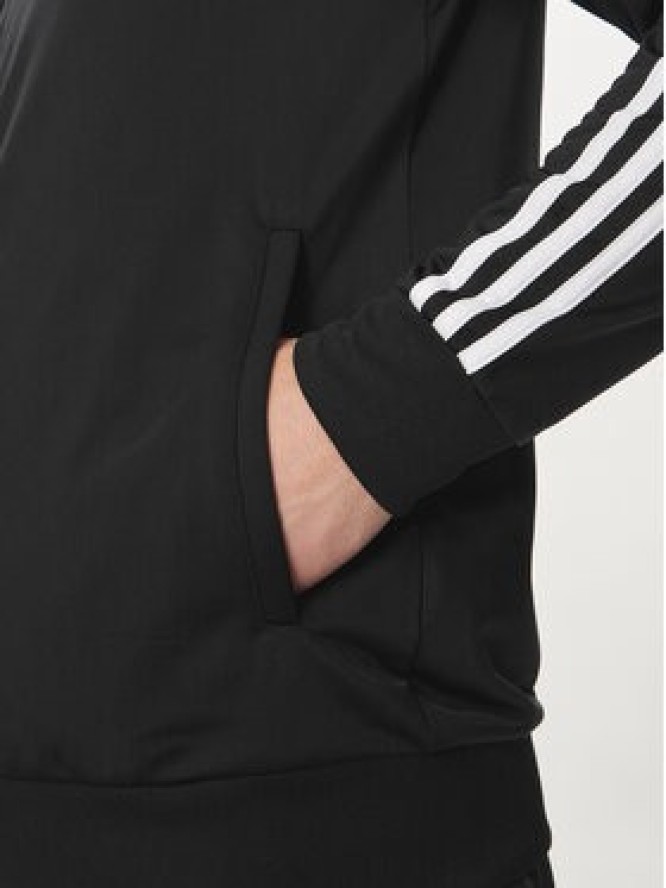 adidas Bluza Essentials Warm-Up 3-Stripes H46099 Czarny Regular Fit