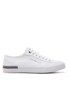 Tommy Hilfiger Tenisówki Corporate Vulc Canvas FM0FM04954 Biały