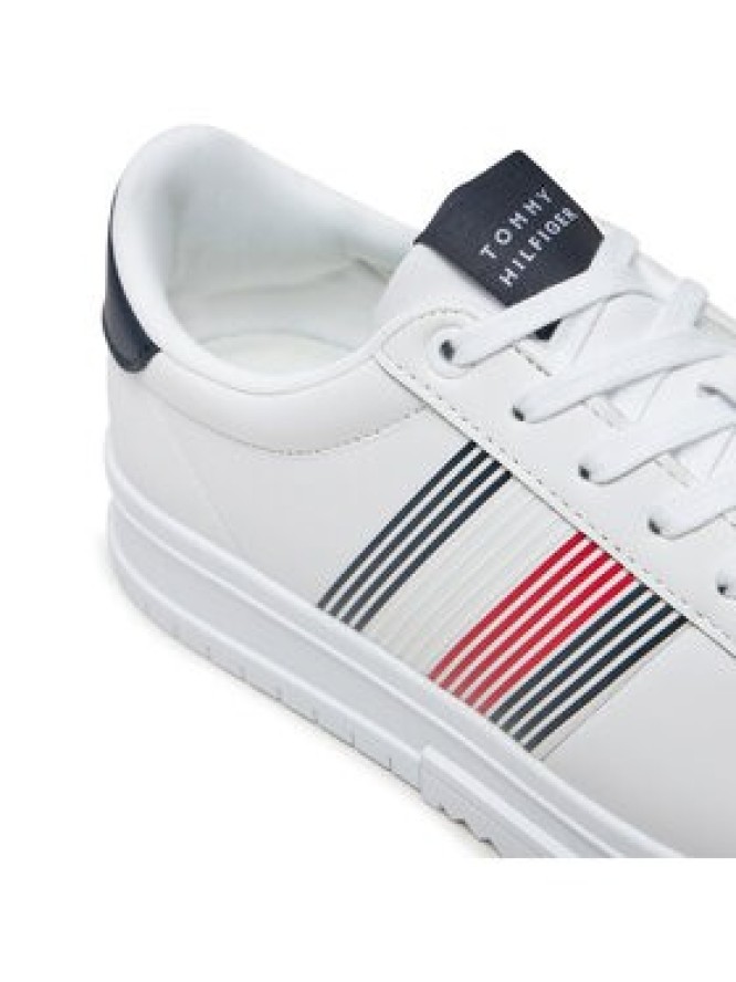 Tommy Hilfiger Sneakersy Supercup Lth Seasonal FM0FM05129 Biały