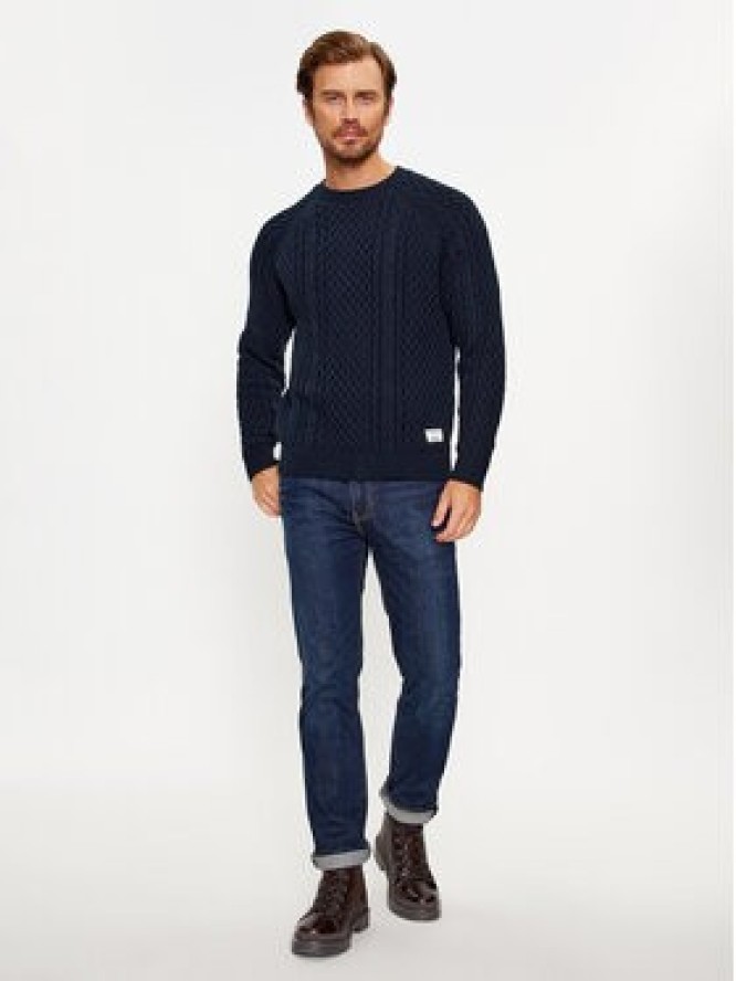 Pepe Jeans Sweter Sly PM702378 Granatowy Regular Fit