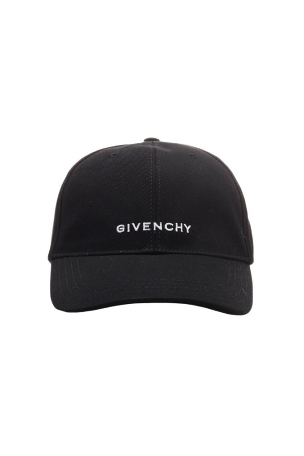 GIVENCHY Czarna czapka z daszkiem Curved