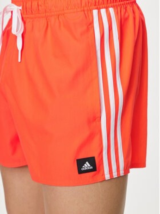 adidas Szorty sportowe 3-Stripes CLX IS2053 Pomarańczowy Regular Fit