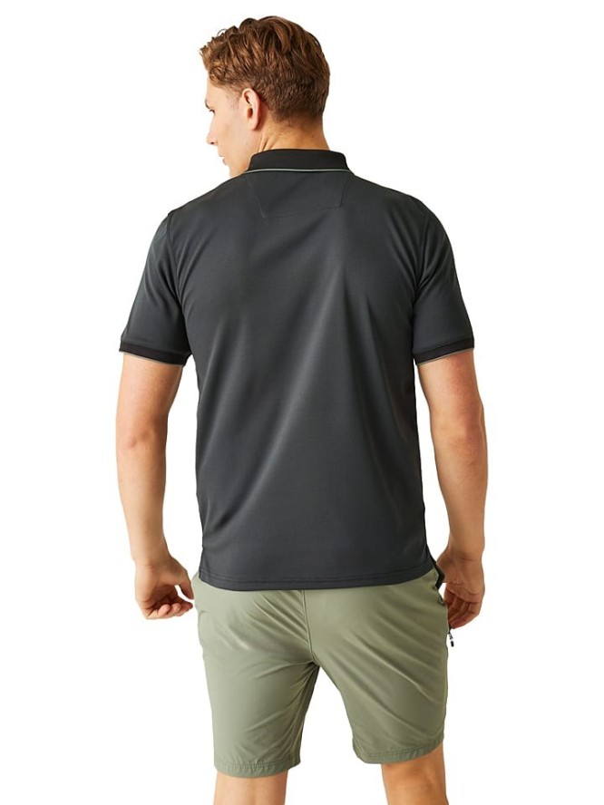 Regatta Funkcyjna koszulka polo "Oakmont" w kolorze czarnym rozmiar: XL