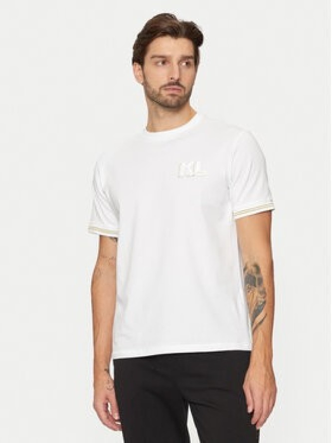 KARL LAGERFELD T-Shirt 755463 551235 Biały Regular Fit