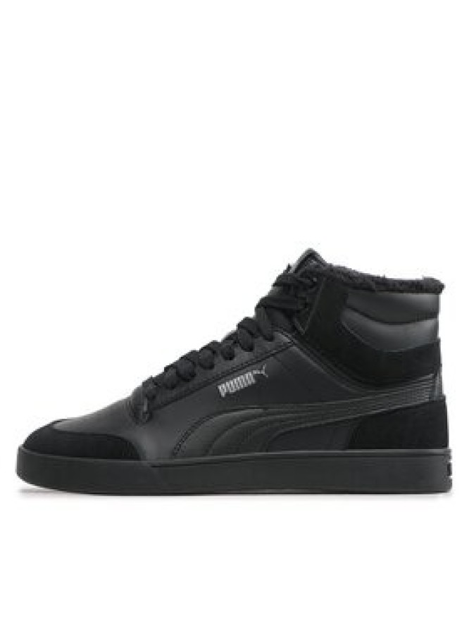 Puma Sneakersy Shuffle Mid Fur 387609 01 Czarny