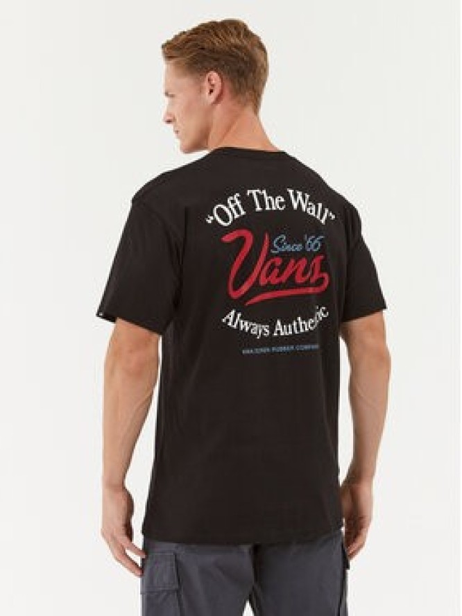 Vans T-Shirt Gas Station Logo Ss Tee VN0008FB Czarny Classic Fit