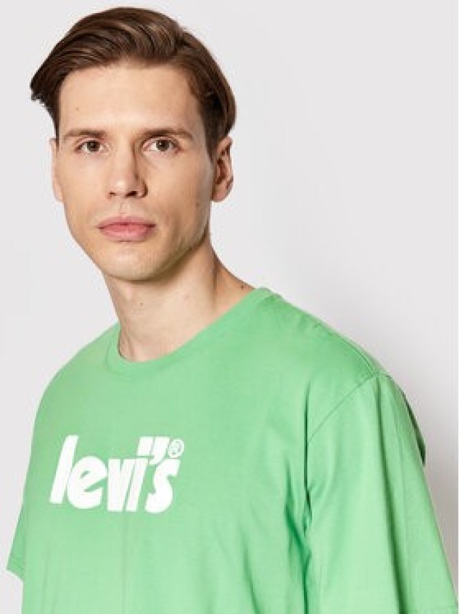 Levi's® T-Shirt 16143-0141 Zielony Relaxed Fit