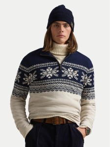 Polo Ralph Lauren Sweter 710952254001 Beżowy Regular Fit