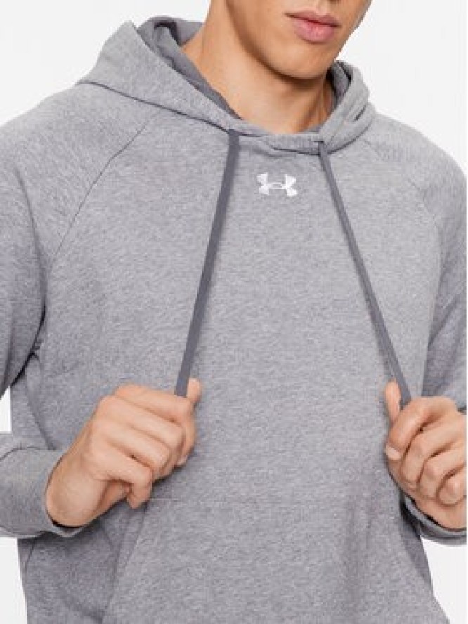 Under Armour Bluza Ua Rival Fleece Hoodie 1379757 Szary Loose Fit