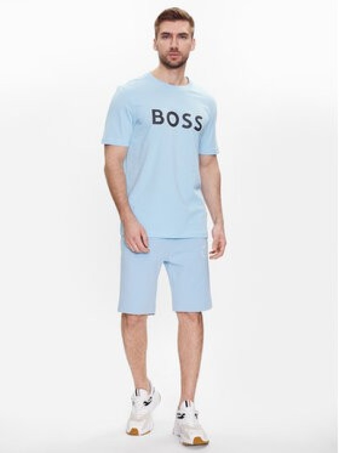 Boss T-Shirt 50488793 Błękitny Regular Fit