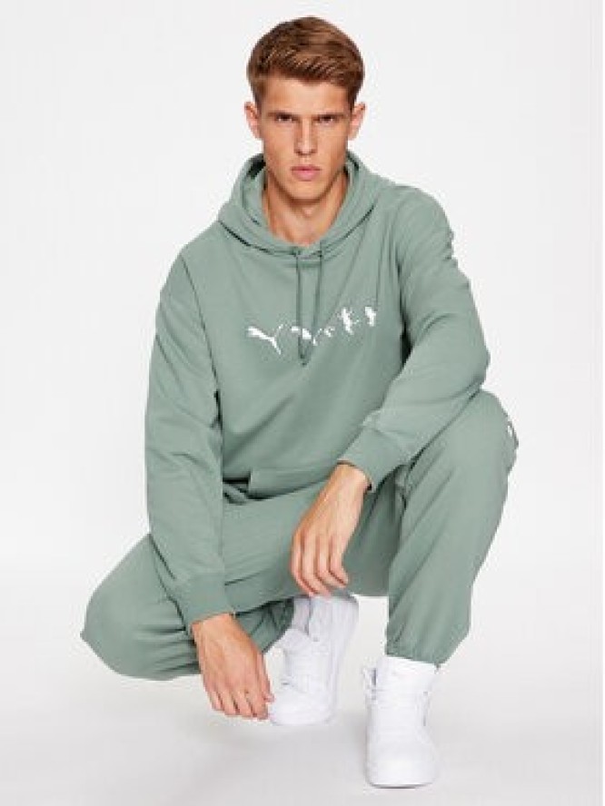 Puma Bluza Puma X Ripndip 622197 Zielony Relaxed Fit