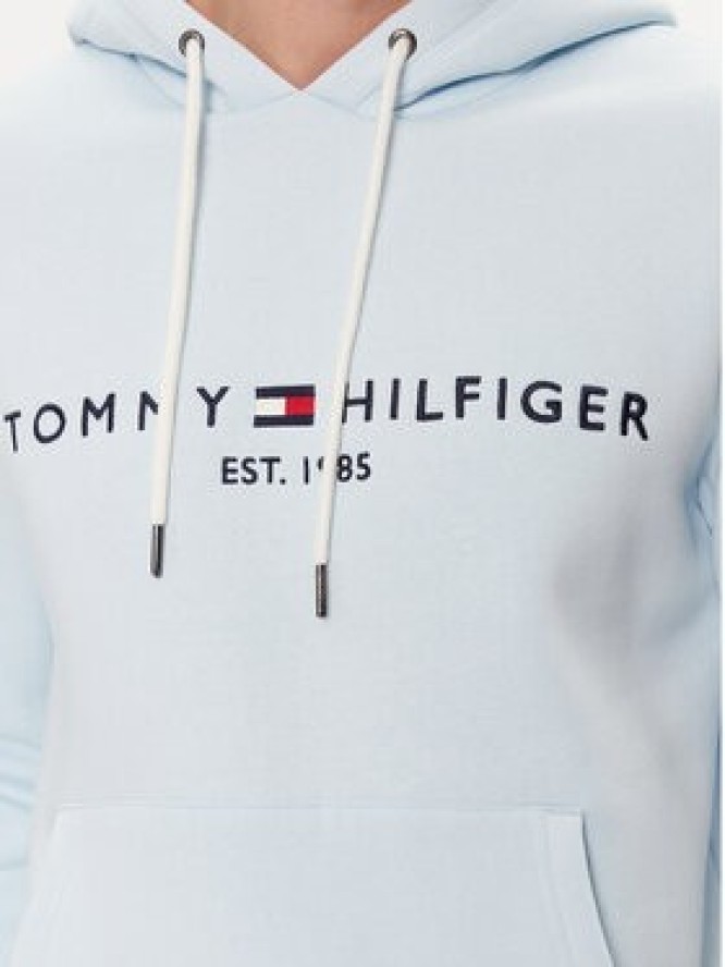 Tommy Hilfiger Bluza Logo MW0MW11599 Błękitny Regular Fit