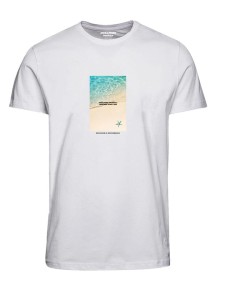 Jack & Jones Koszulka "Marbella" w kolorze białym rozmiar: XXL