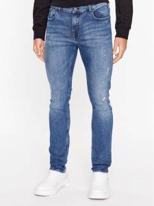 KARL LAGERFELD Jeansy 265801 534832 Granatowy Slim Fit