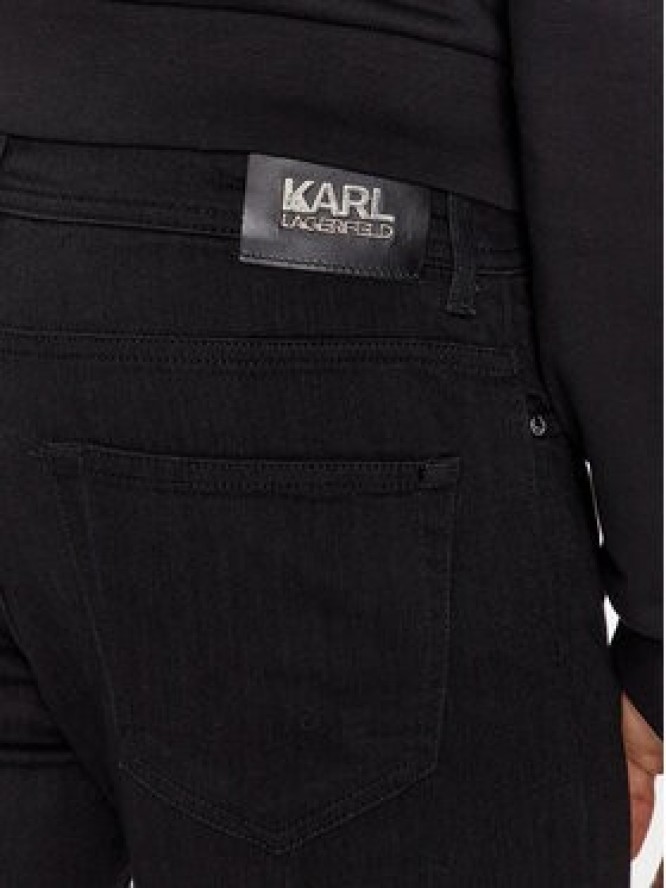 KARL LAGERFELD Jeansy 265840 500830 Czarny Slim Fit