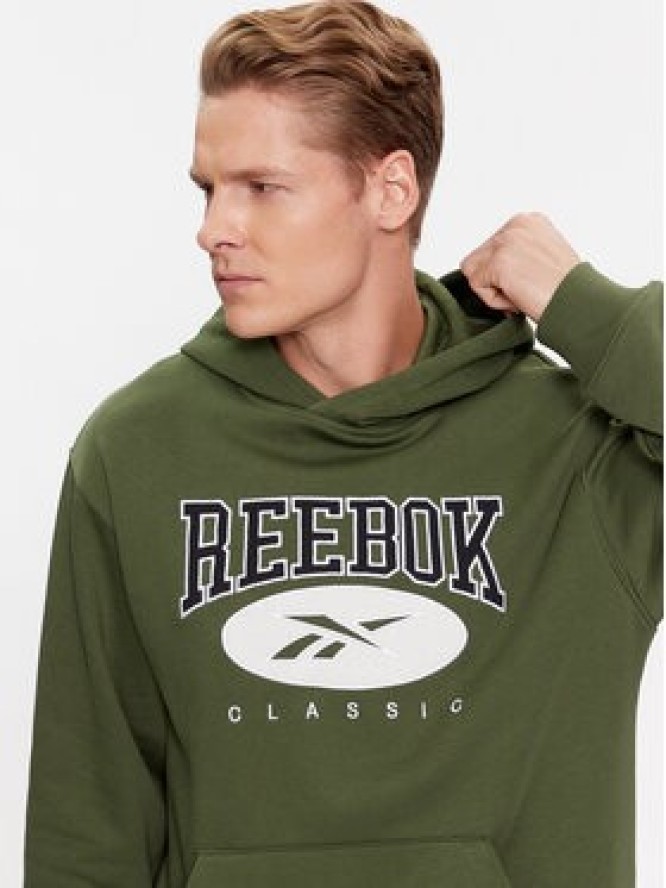 Reebok Bluza Archive Essentials II0689 Zielony Regular Fit