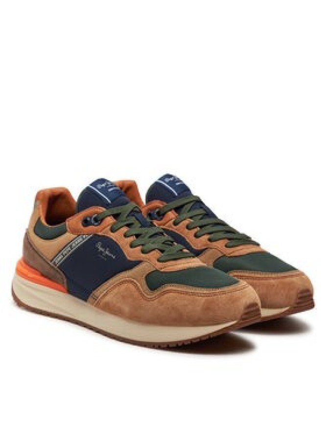 Pepe Jeans Sneakersy Buster Pro M PMS60027 Brązowy