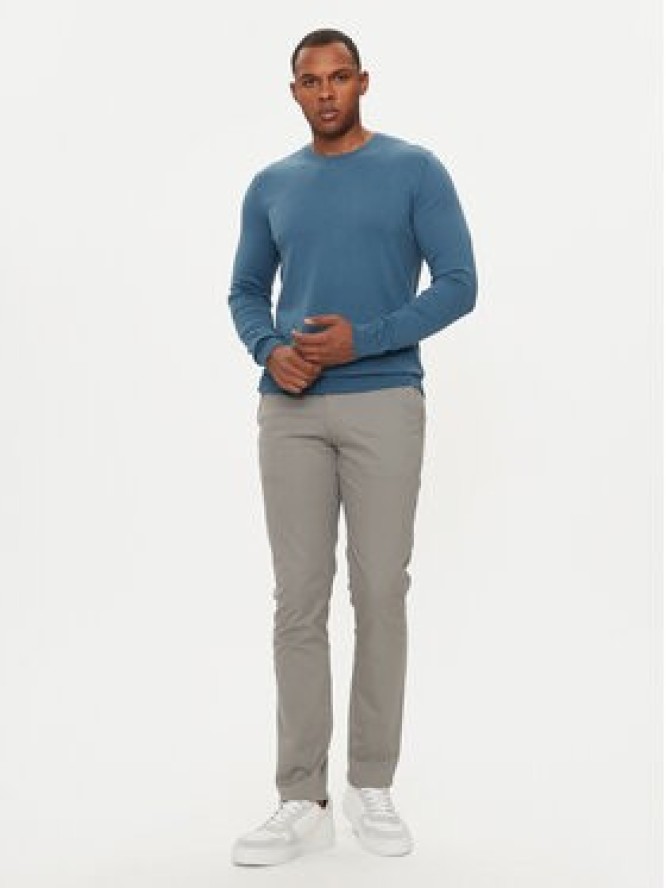 Sisley Sweter 10F2S1C78 Niebieski Slim Fit