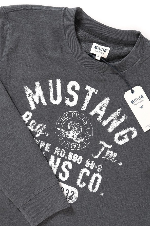 BLUZA MUSTANG MĘSKA Logo Sweatshirt 1007641 4151