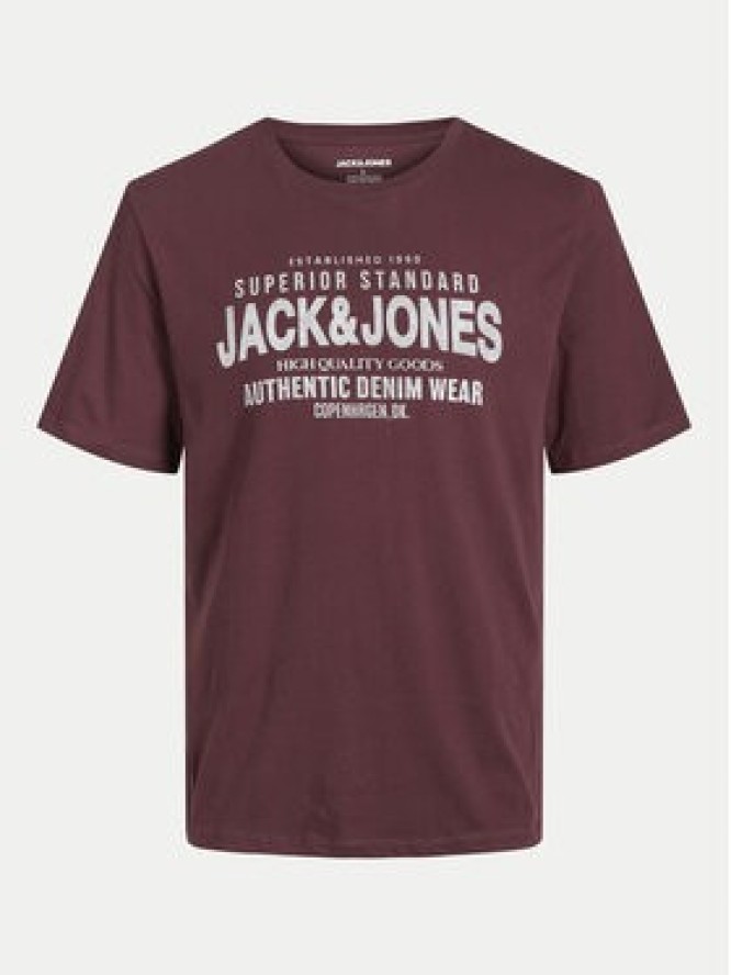 Jack&Jones T-Shirt Jeans 12256779 Czerwony Standard Fit