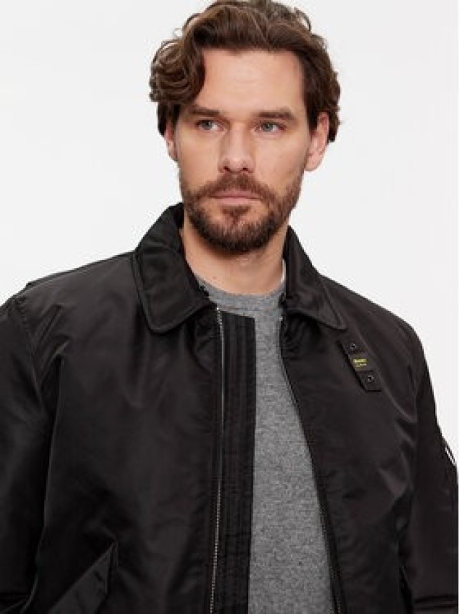 Blauer Kurtka bomber 23WBLUC02132 Czarny Regular Fit