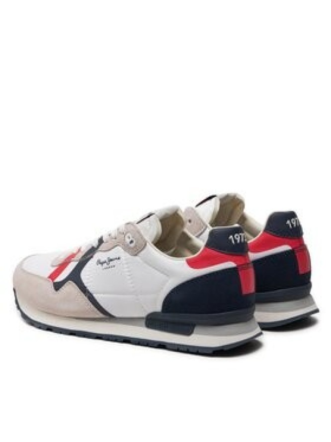 Pepe Jeans Sneakersy Brit Road M PMS40007 Biały