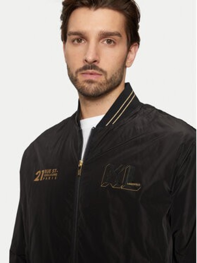 KARL LAGERFELD Kurtka bomber 505405 551501 Czarny Regular Fit