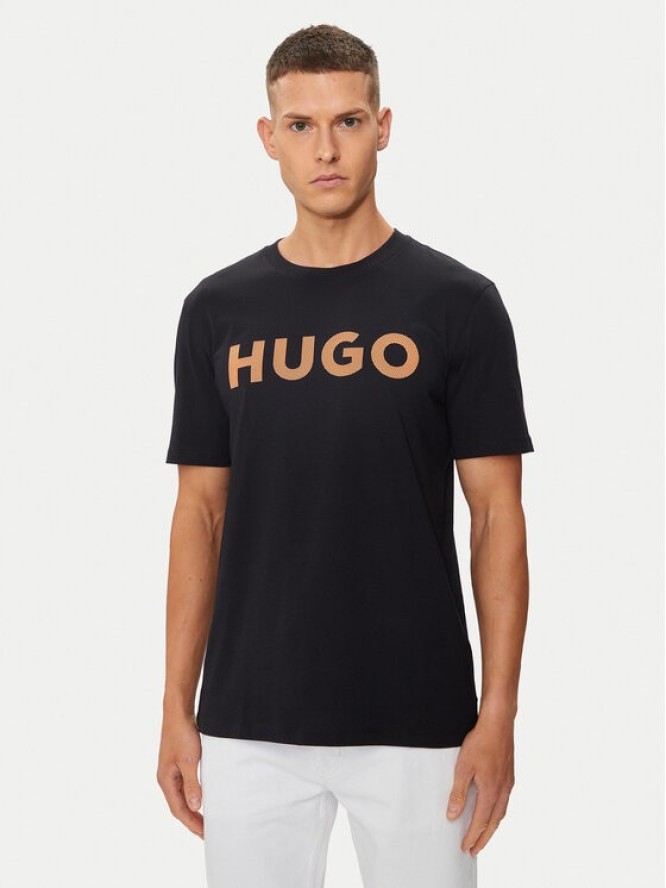 Hugo T-Shirt Dulivio 50513309 Czarny Regular Fit