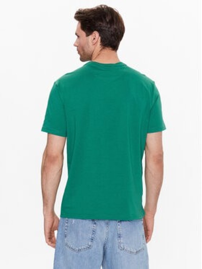 United Colors Of Benetton T-Shirt 3YR3U1050 Zielony Regular Fit