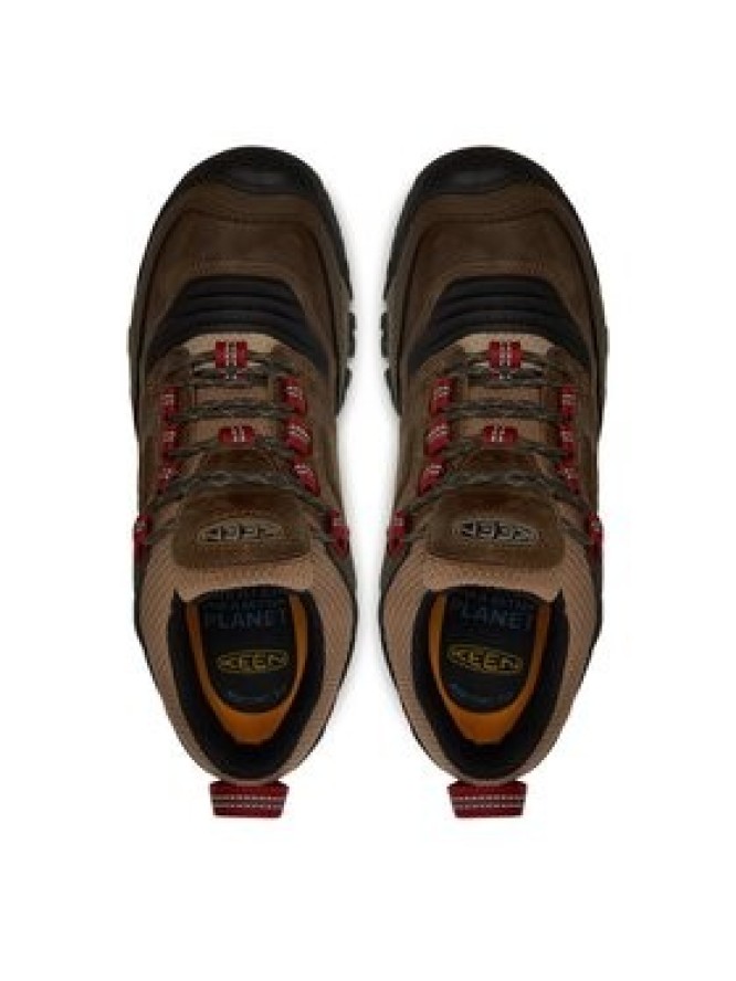 Keen Trekkingi Ridge Flex Wp M 1024918 Brązowy