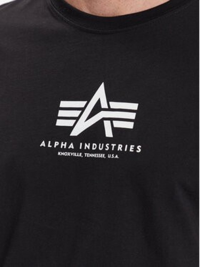 Alpha Industries T-Shirt Basic 118533 Czarny Regular Fit