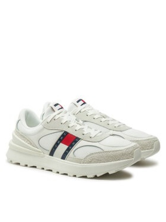 Tommy Jeans Sneakersy Tjm Technical Runner Ess EM0EM01537 Biały