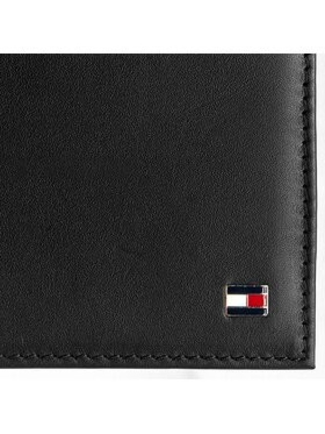 Tommy Hilfiger Duży Portfel Męski Eton Mini Cc Wallet AM0AM00655/83365 Czarny