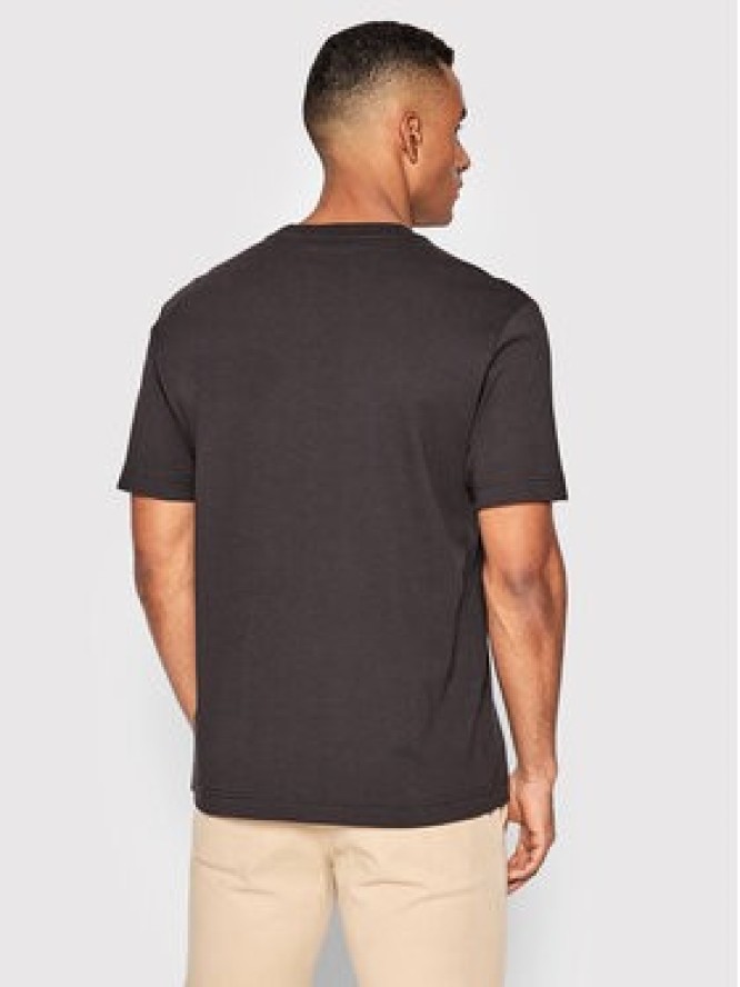 Calvin Klein T-Shirt Micro Logo Interlock K10K109894 Czarny Regular Fit