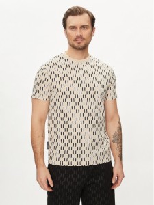 KARL LAGERFELD T-Shirt 755074 542251 Beżowy Regular Fit