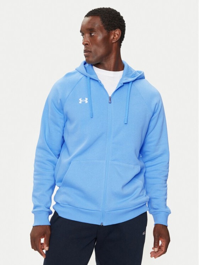 Under Armour Bluza Ua Rival Fleece 1379767 Niebieski Loose Fit