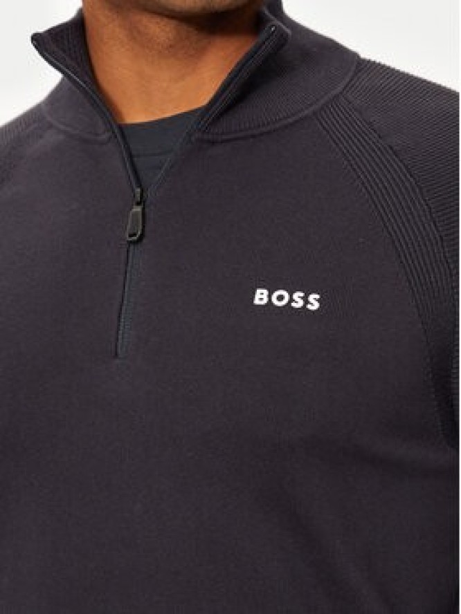 Boss Sweter Perform-X_QZ 50498525 Granatowy Regular Fit